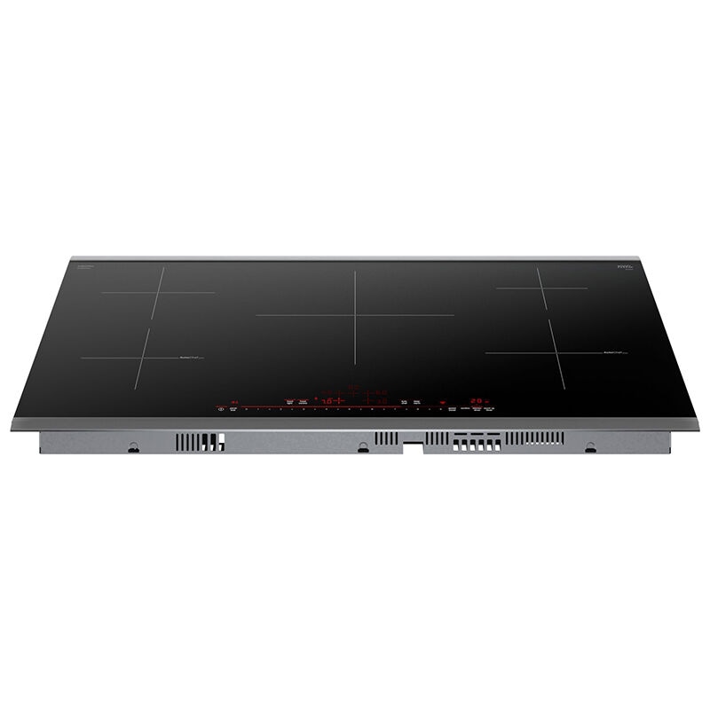 Bosch 800 Series 37 in. 5-Burner Smart Induction Cooktop with Stainless Steel Frame & Power Burner - Black, , hires