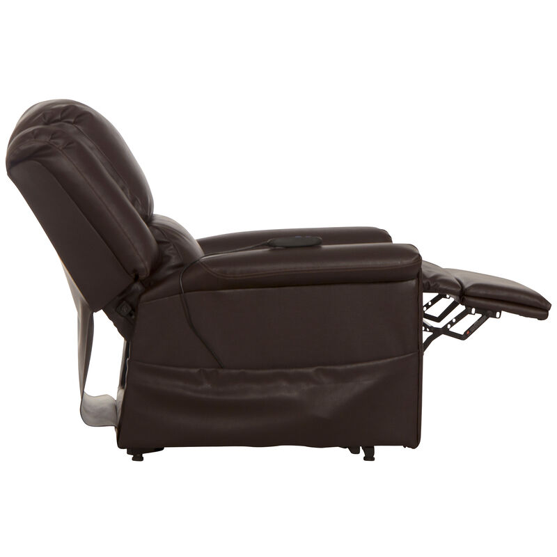 Catnapper Elsie Power Lift Lay Flat Recliner - Chocolate, , hires