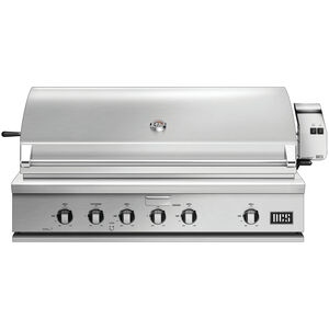 DCS Series 7 48 in. 6-Burner Built-In/Freestanding Liquid Propane Gas Grill with Rotisserie, Sear Burner & Smoke Box - Stainless Steel, , hires