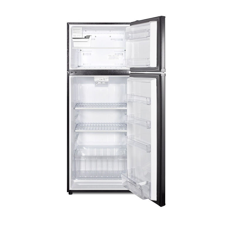 Summit 24 in. 10.3 cu. ft. Counter Depth Top Freezer Refrigerator - Black, , hires