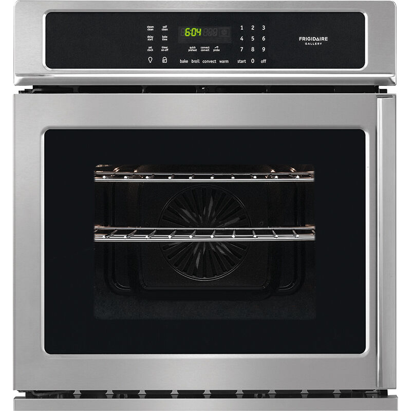 Frigidaire Gallery 27 in. 3.8 cu. ft. Electric Single Wall Oven with True European Convection - Stainless Steel, Stainless Steel, hires