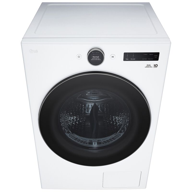 LG 27 in. 7.8 cu. ft. Smart Stackable Ventless Electric Dryer with Heat Pump & Sensor Dry - White, , hires