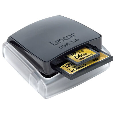 Lexar Professional Dual-Slot SD and Compact Flash Card Reader | LRW400