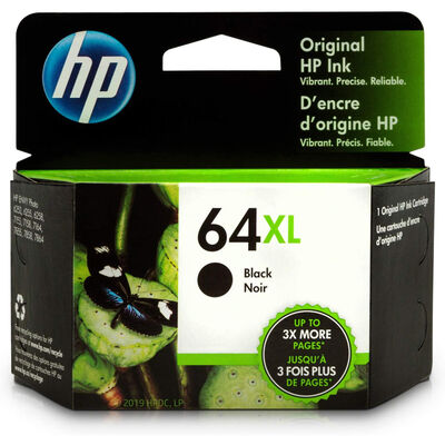 HP 64XL Black Original Ink Cartridge | N9J92AN#140