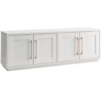 Preston & Cole Tansy 68" Wide TV Stand for TVs up to 75" - White | 141666P