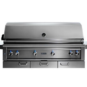 Lynx Professional 54 in. 5-Burner Natural Gas Grill with Rotisserie & Smoker Box - Stainless Steel, , hires