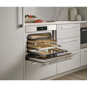 Wolf E Series 24 in. 1.7 cu. ft. Steam Electric Single Wall Oven with Standard Convection - Stainless Steel, , hires