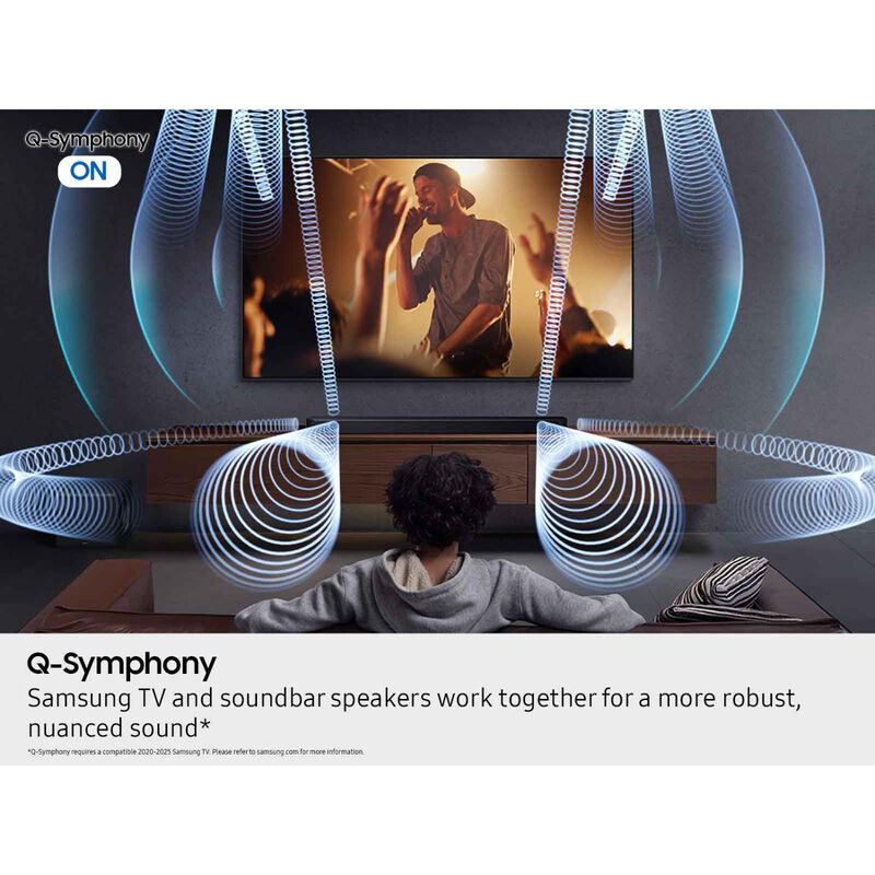 Samsung Q-Series 7.1.2 Channels Dolby Atmos Smart Sound Bar with Bluetooth & Wireless Subwoofer - Titan Black, , hires