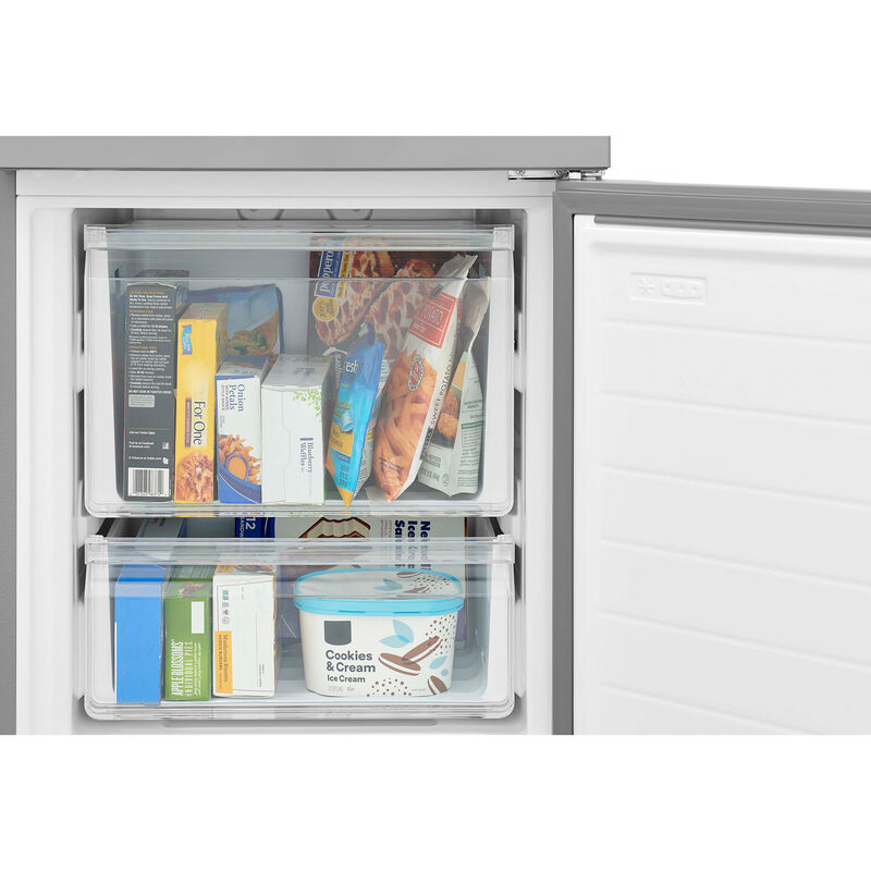 Frigidaire 24 in. 11.5 cu. ft. Garage-Ready Bottom Freezer Refrigerator - Fingerprint Resistant Stainless Steel Look, , hires