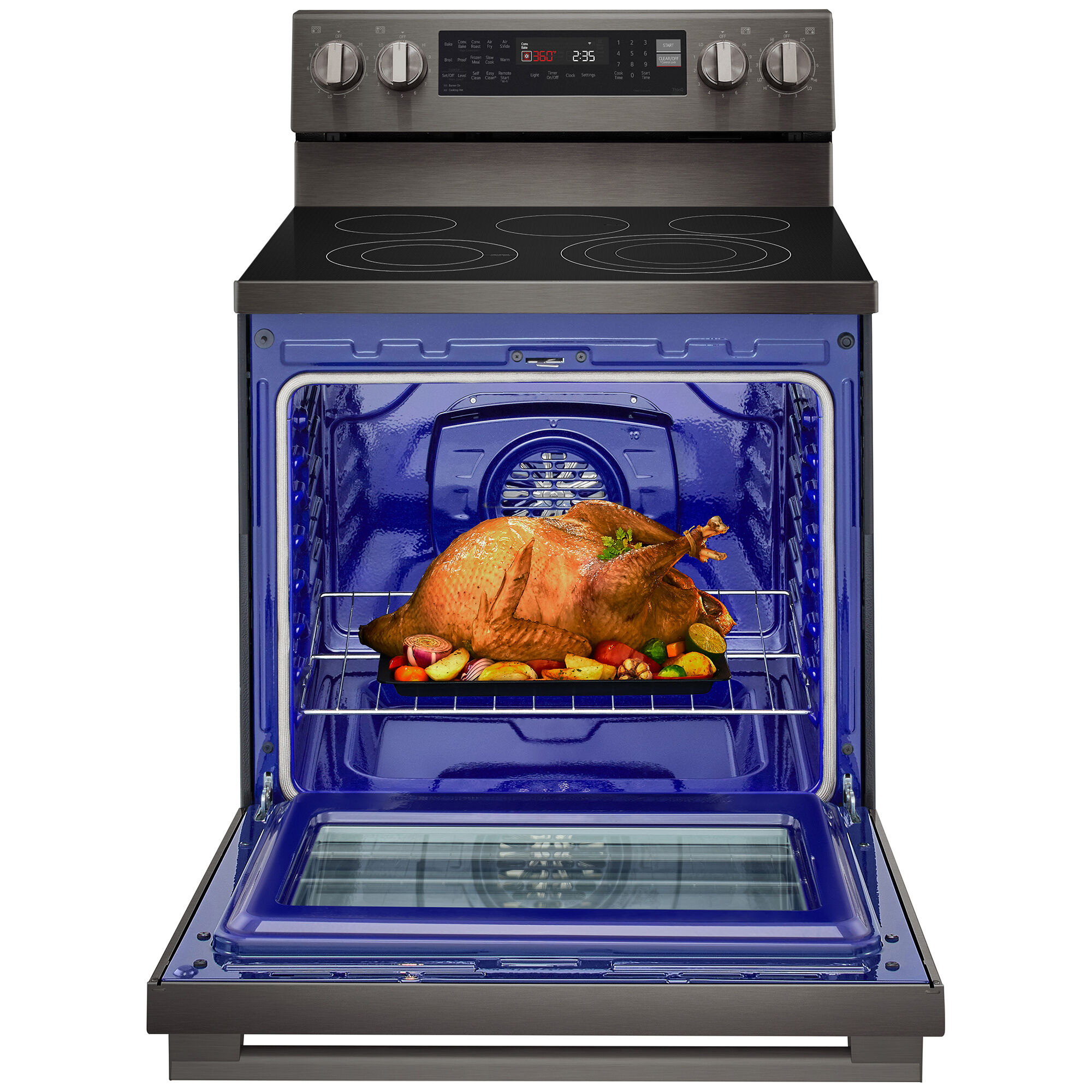 E-Rotic - Turn me on 激レアサンプル シングル LG 30 in. 6.3 cu. ft. Smart Air-Fry True European Convection