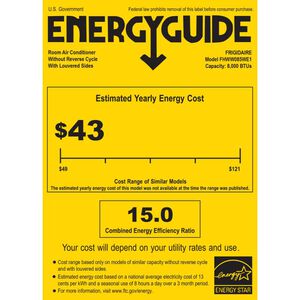 Frigidaire 8,000 BTU Smart Energy Star Window Air Conditioner with Inverter, 3 Fan Speeds, Sleep Mode & Remote Control - White, , hires