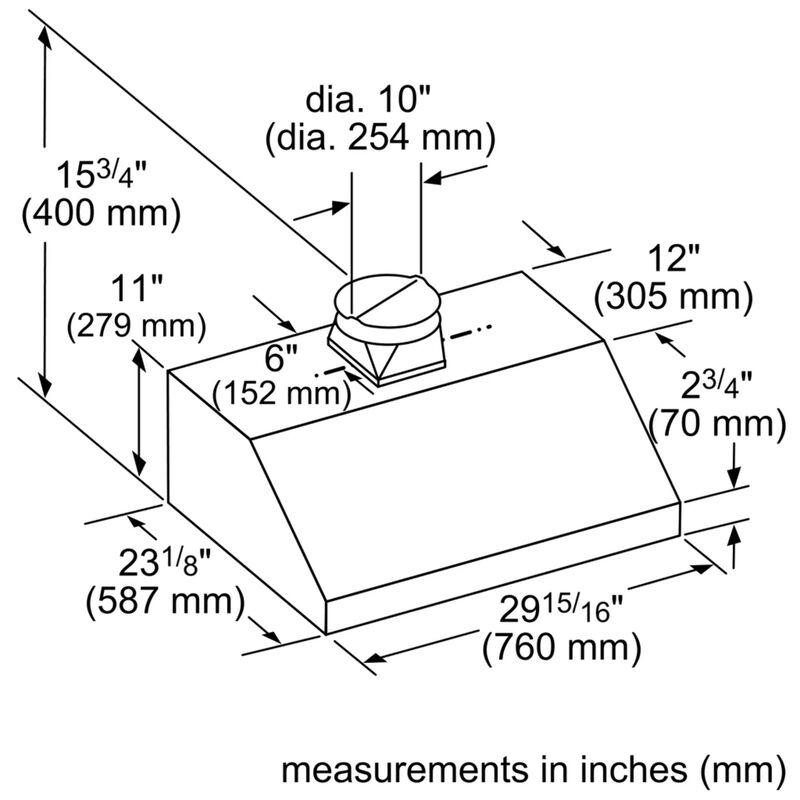 Thermador Masterpiece Series 30 in. Smart Convertible Canopy Pro Style Style Range Hood with 600 CFM, 4 Fan Speeds & 2 LED Lights - Stainless Steel, , hires