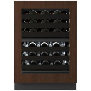 U-Line The Seamless Collection 24 in. Outdoor Undercounter Wine Cooler with Wire Racks, Dual Temperature Zones & 42-Bottle Capacity - Custom Panel Ready, , hires