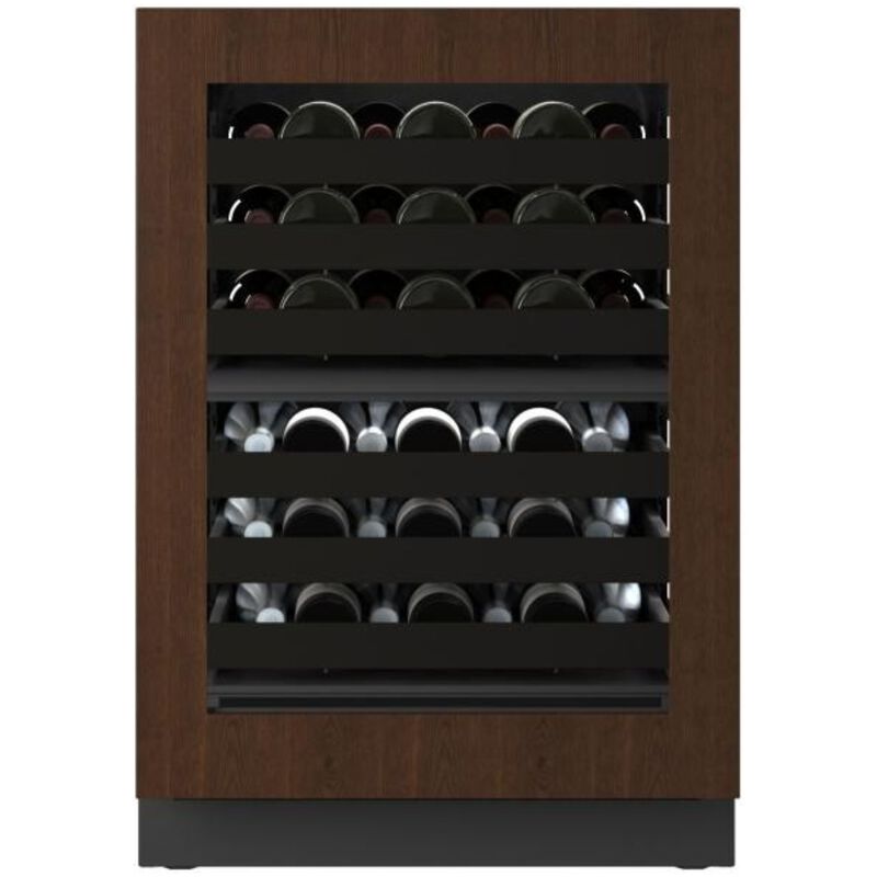 U-Line The Seamless Collection 24 in. Outdoor Undercounter Wine Cooler with Wire Racks, Dual Temperature Zones & 42-Bottle Capacity - Custom Panel Ready, , hires