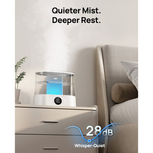 Dreo Ultrasonic 1.06 Gallon Cool Mist Humidifier - White, , hires