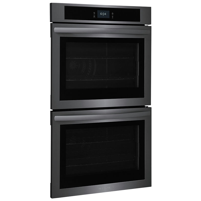 Frigidaire 30" 10.6 Cu. Ft. Electric Double Wall Oven with Standard Convection & Self Clean - Black Stainless Steel, Black Stainless Steel, hires