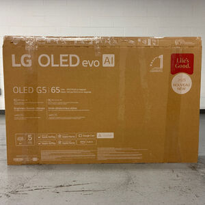 LG - 65" Class G5 Series OLED evo 4K UHD Smart webOS TV (Open Box Good Condition), , hires