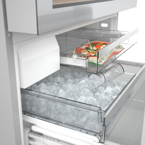 Bosch 800 Series 36 in. 20.5 cu. ft. Smart Counter Depth 4-Door French Door Refrigerator with Internal Water Dispenser - Stainless Steel, , hires