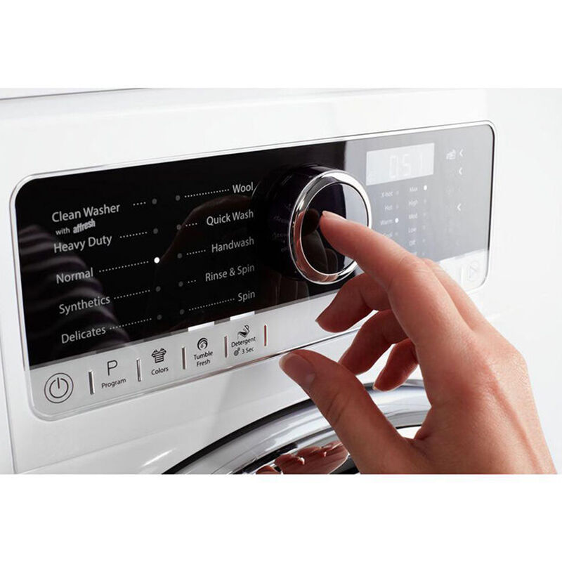 Whirlpool 24 in. 1.9 cu. ft. Stackable Front Load Washer with Detergent Dosing Aid & Sanitize Cycle - White, , hires