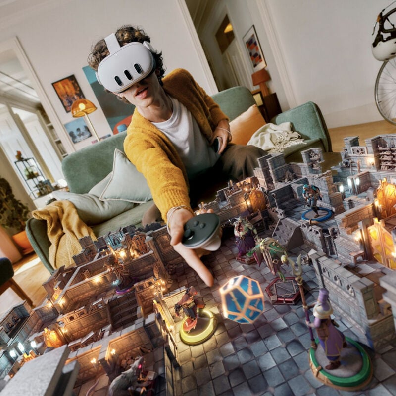 Meta Quest 3 512GB Virtual Reality Headset - White, , hires