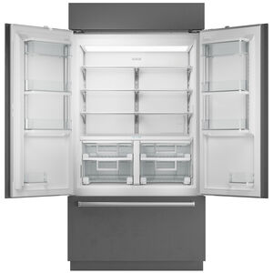 Sub-Zero Classic Series 42 in. Built-In 24.7 cu. ft. Smart French Door Refrigerator with Professional Handles & Internal Filtered Water Dispenser - Stainless Steel, , hires