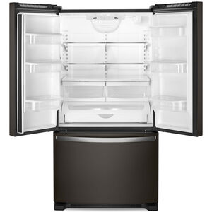 Whirlpool 33 in. 22.1 cu. ft. French Door Refrigerator with Internal Water Dispenser - Black Stainless, Black Stainless, hires