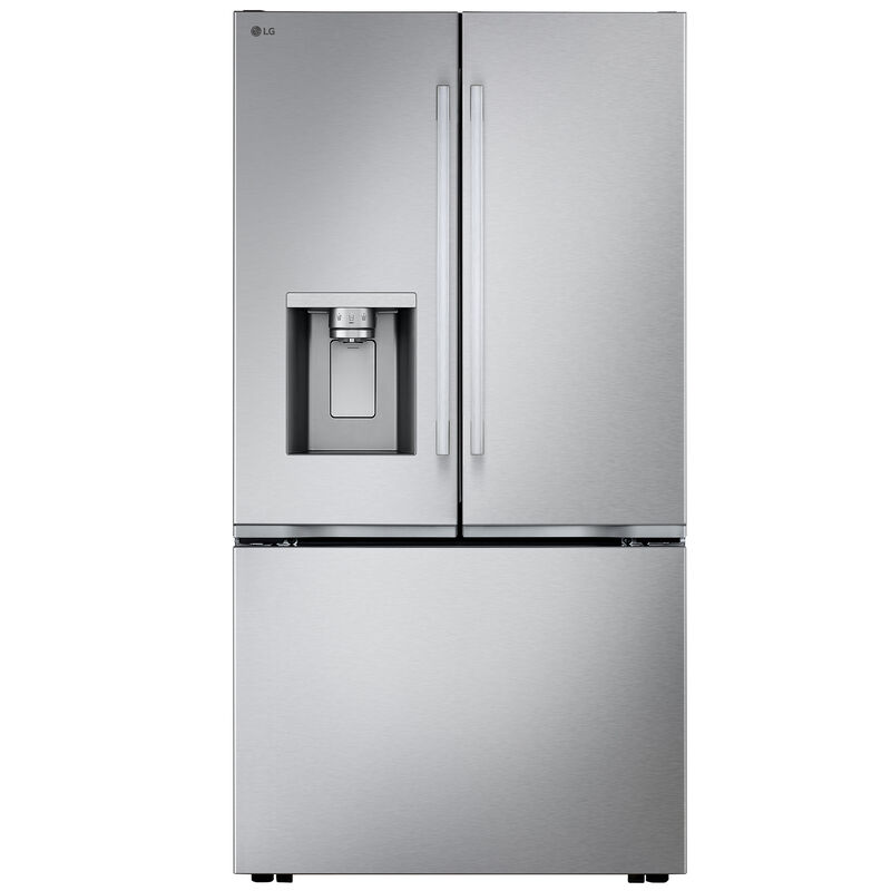LG 36 in. 23.7 cu. ft. Smart Counter Depth French Door Refrigerator with Ice & Water Dispenser - Printproof Stainless Steel, , hires