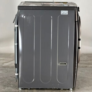 LG 27 in. 4.5 cu. ft. Smart Stackable Front Load Washer with Sanitize & Steam Wash Cycle - Black Steel (Open Box Excellent Condition), , hires