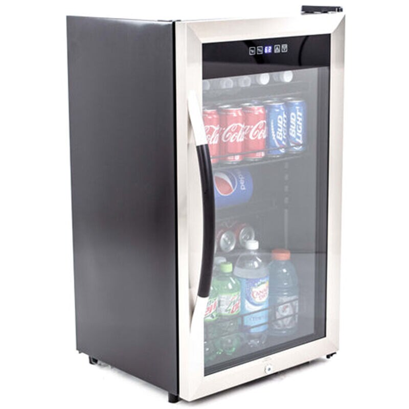 Avanti 19 in. 3.0 cu. ft. Freestanding Beverage Center with Adjustable Shelves & Digital Control - Stainless Steel, , hires