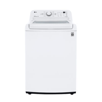 LG 27 in. 4.5 cu. ft. Top Load Washer with TurboDrum Technology - White | WT7000CW