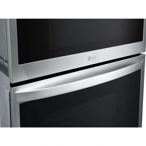 LG 30 in. 6.4 cu. ft. Smart Electric Microwave/Wall Oven Combo with Standard Convection - PrintProof Stainless Steel, , hires