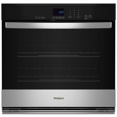 Whirlpool 27 in. 4.3 cu. ft. Electric Wall Oven with Self Clean - Stainless Steel | WOES3027LS