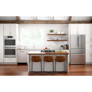 Bosch 800 Series 30 in. 9.2 cu. ft. Top Control Electric Double Wall Oven with True European Convection - Stainless Steel, , hires