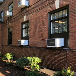 Friedrich 15,700 BTU Heat/Cool Smart Window/Wall Air Conditioner with 4 Fan Speeds & Remote Control - White, , hires