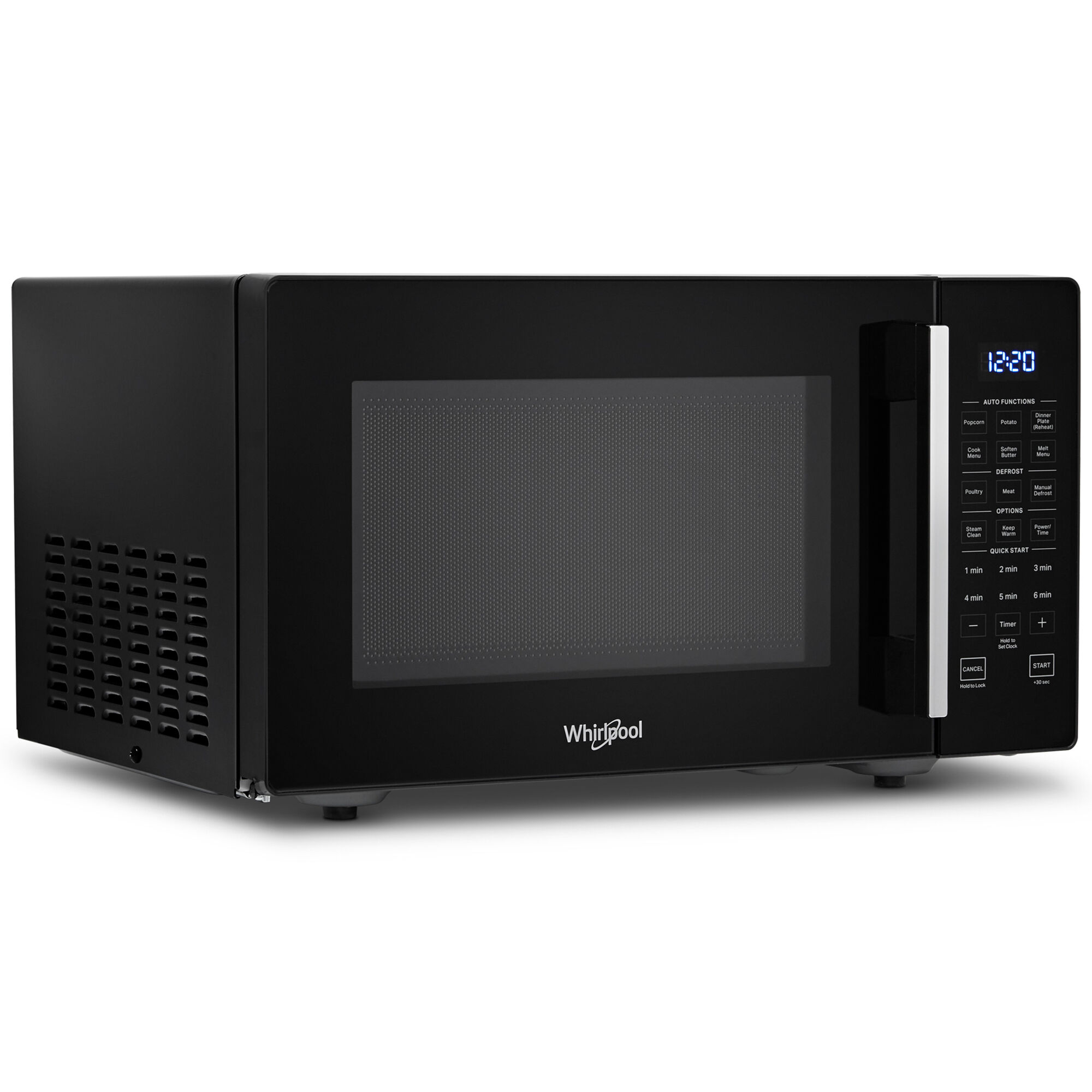 Whirlpool 19 in. 0.9 cu. ft. 900W Countertop Microwave - Black