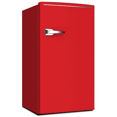 Avanti 18 in. 3.1 cu. ft. Mini Fridge with Freezer Compartment - Red | RMRS31X5R-IS