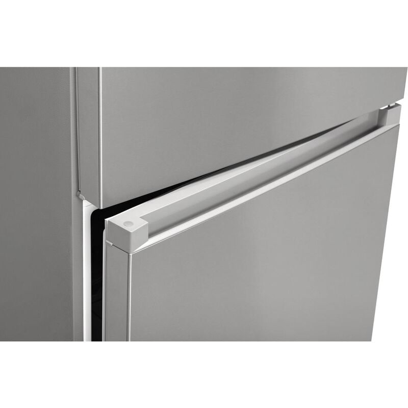 Midea 28 in. 14.2 cu. ft. Counter Depth Garage-Ready Top Freezer Refrigerator - Stainless Steel, Stainless Steel, hires