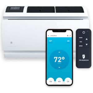 Friedrich WallMaster Series 8,000 BTU Smart Through-the-Wall Air Conditioner with 3 Fan Speeds & Remote Control - White, , hires