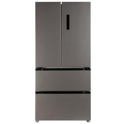 Avanti 33 in. 18.0 cu. ft. Counter Depth 4-Door French Door Refrigerator - Stainless Steel | FFFDD18L3S