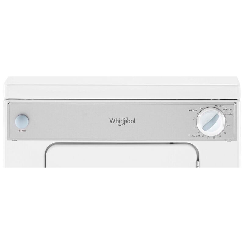 Whirlpool 24 in. 3.4 cu. ft. Stackable Compact Electric Dryer with Flexible Installation & Sensor Dry - White, , hires