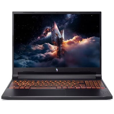 Acer Nitro V 16 in. Gaming Laptop with Intel Core 7-240H, 2.5 GHz, 10-Core CPU, NVIDIA GeForce RTX 5060, 8GB VRAM GPU, 32 RAM, 512 GB SSD, up to 8 Hrs. of Battery Life & Windows 11 Home - Obsidian Black | ANV16-7273C7