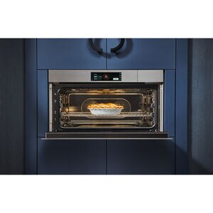 Wolf M Series 30 in. 2.4 cu. ft. Steam Electric Single Wall Oven with Dual Convection - Stainless Steel, , hires