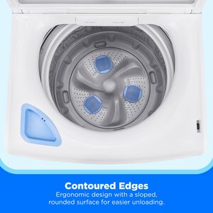 Midea 27 in. 4.5 cu. ft. Smart Top Load Washer - White, , hires