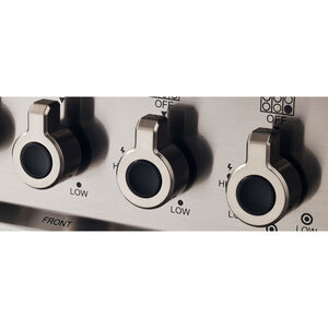 Bertazzoni Professional Series 36 in. 5.9 cu. ft. Dual Convection Gas Range with 5 Sealed Burners - Stainless Steel, , hires