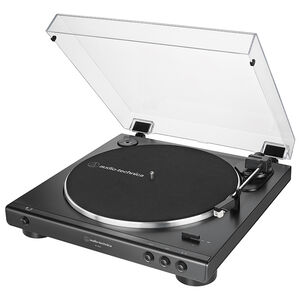 Audio-Technica Fully-Automatic Belt-Drive 2 Speed Turntable - Matte Black, , hires