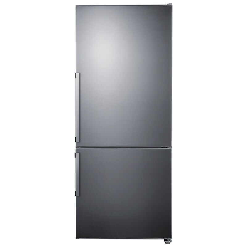 Summit Thin Line Series 28 in. 14.0 cu. ft. Counter Depth Bottom Freezer Refrigerator - Stainless Steel, , hires