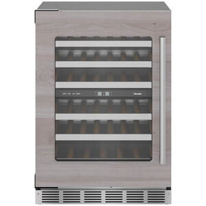 Thermador Freedom Collection 24 in. Compact Built-In Wine Cooler with 41 Bottle Capacity, Dual Temperature Zones & Digital Control - Custom Panel Ready, , hires