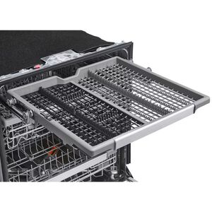 LG 24 in. Top Control Smart Dishwasher with 42 dBa Sound Level & 3rd-Rack - PrintProof Stainless Steel, PrintProof Stainless Steel, hires
