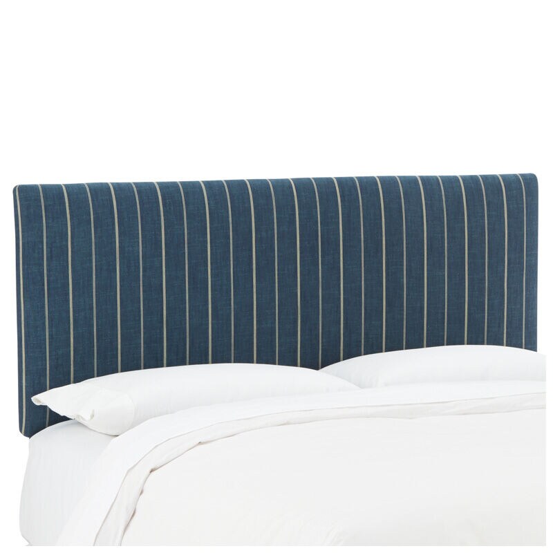Striped store upholstered headboard