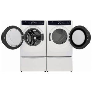 Electrolux 400 Series 27 in. 8.0 cu. ft. Stackable Electric Dryer with 7 Dry Programs, 6 Dry Options, Sanitize Cycle & Wrinkle Care - White, White, hires